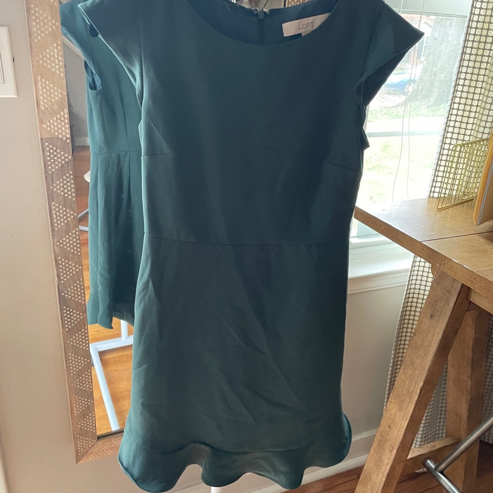 Loft Green Dress